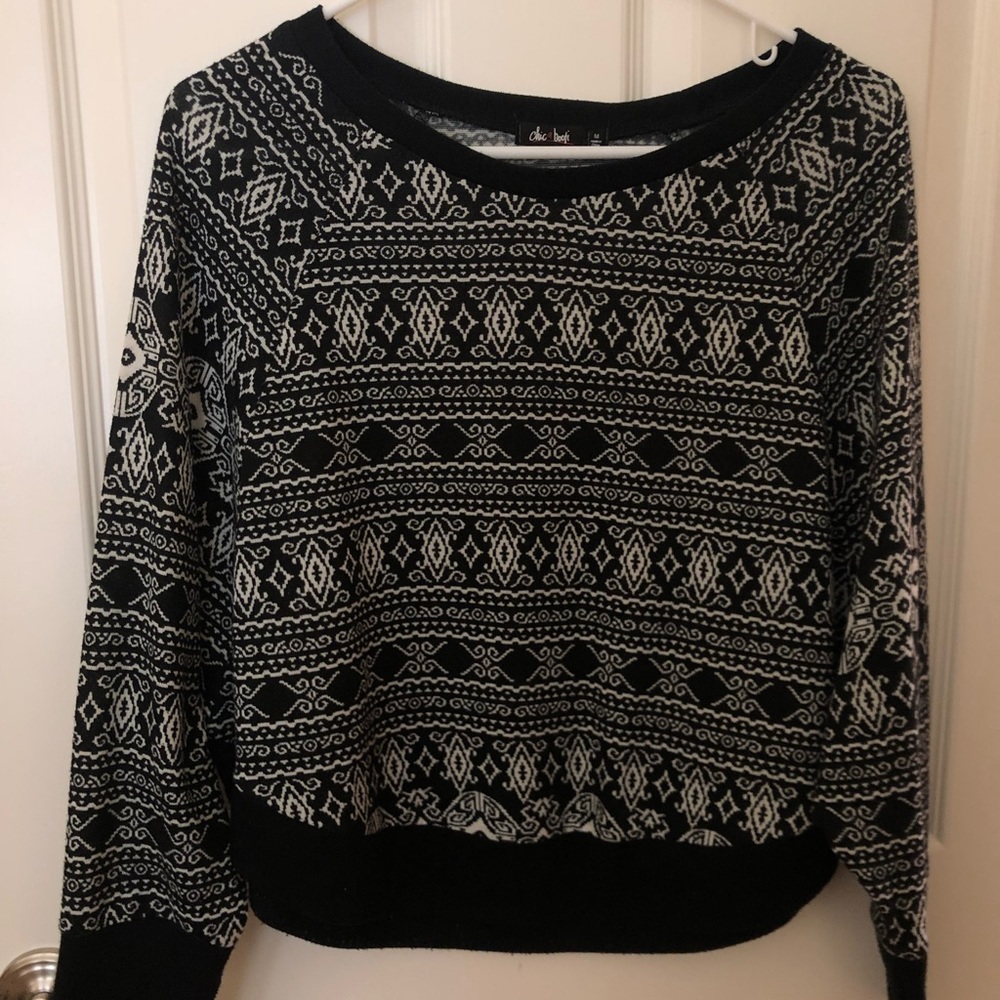Black and White Sweater!
